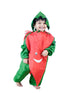 BookMyCostume Carrot Gajar Vegetable Kids Fancy Dress Costume